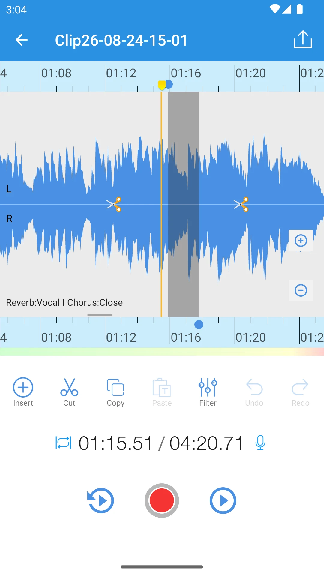 EZAudioCut - Audio Cutter screenshot